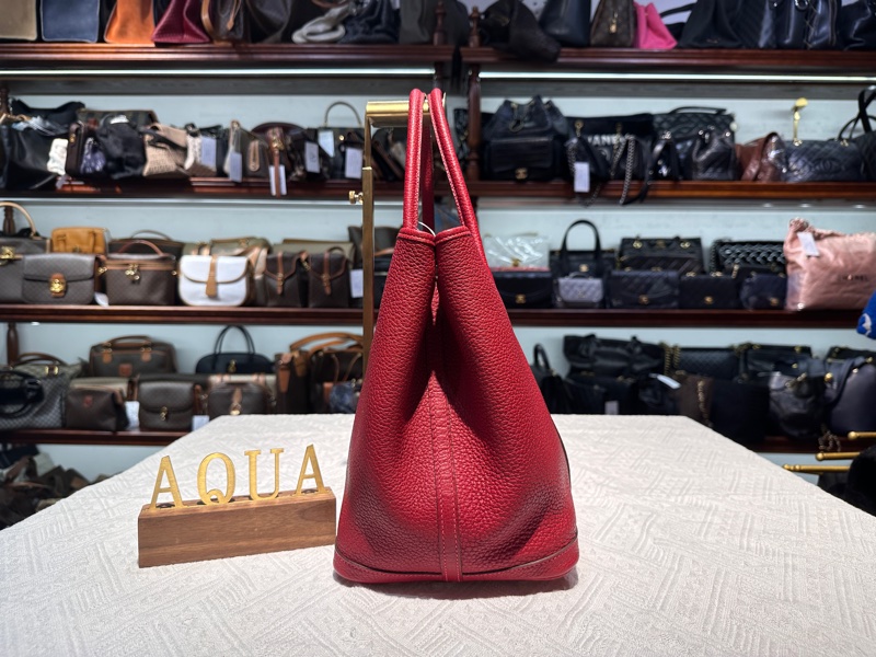 Hermes Garden Party 36 愛馬仕花園包 5X 辣椒紅 Rouge Pigment-3