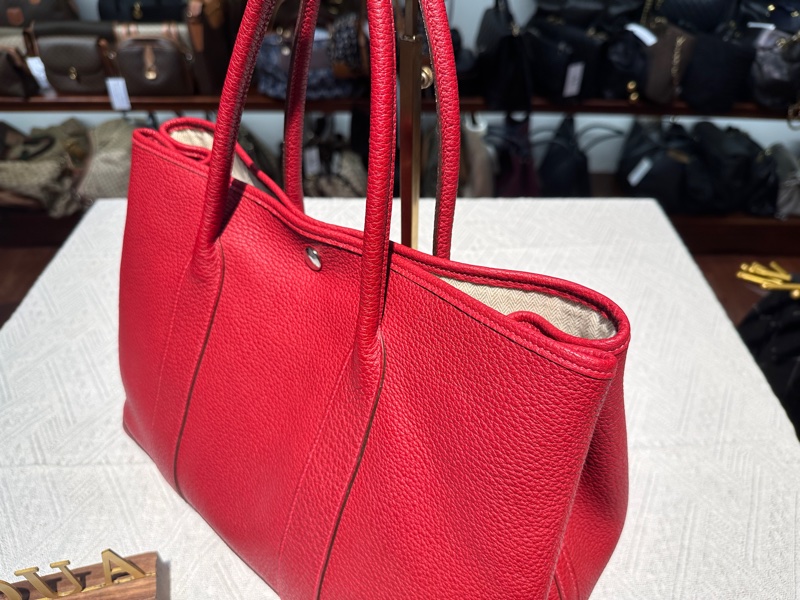 Hermes Garden Party 36 愛馬仕花園包 5X 辣椒紅 Rouge Pigment-5