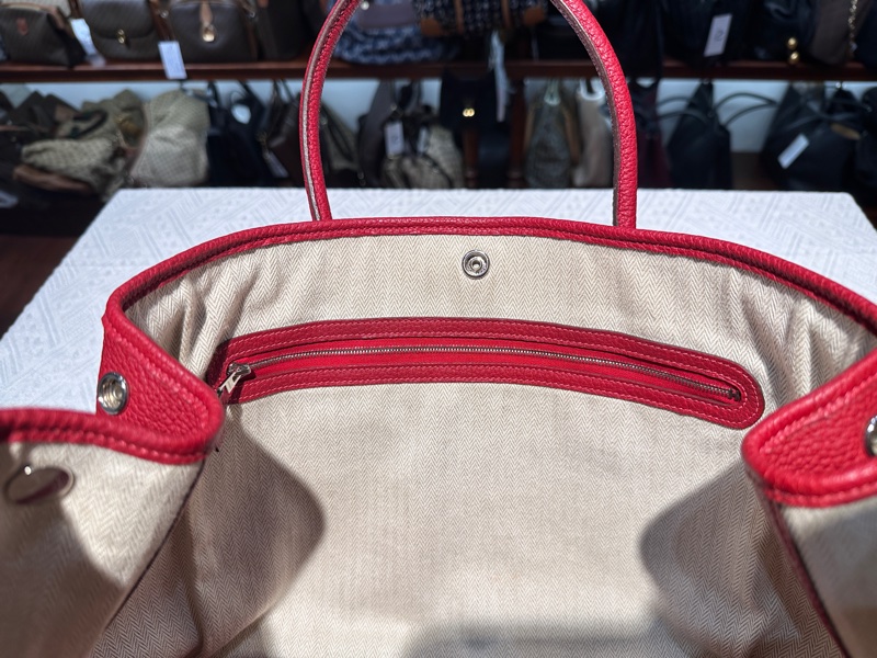 Hermes Garden Party 36 愛馬仕花園包 5X 辣椒紅 Rouge Pigment-9