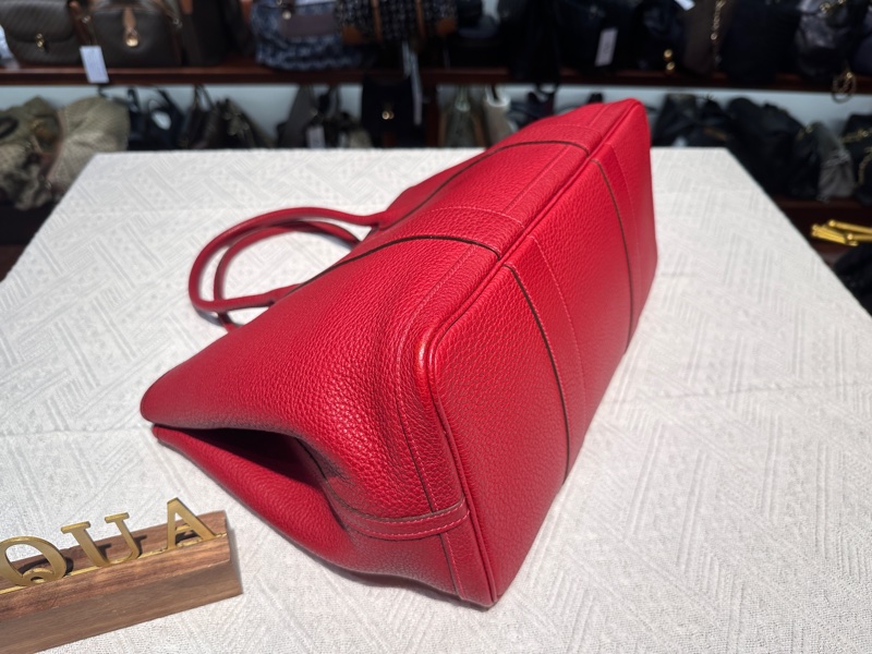 Hermes Garden Party 36 愛馬仕花園包 5X 辣椒紅 Rouge Pigment-10