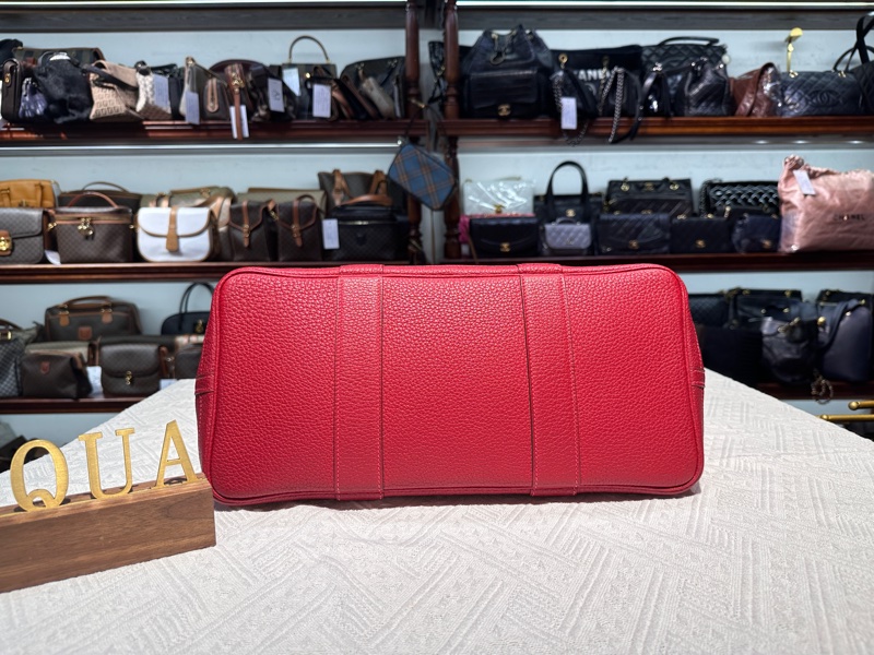 Hermes Garden Party 36 愛馬仕花園包 5X 辣椒紅 Rouge Pigment-12