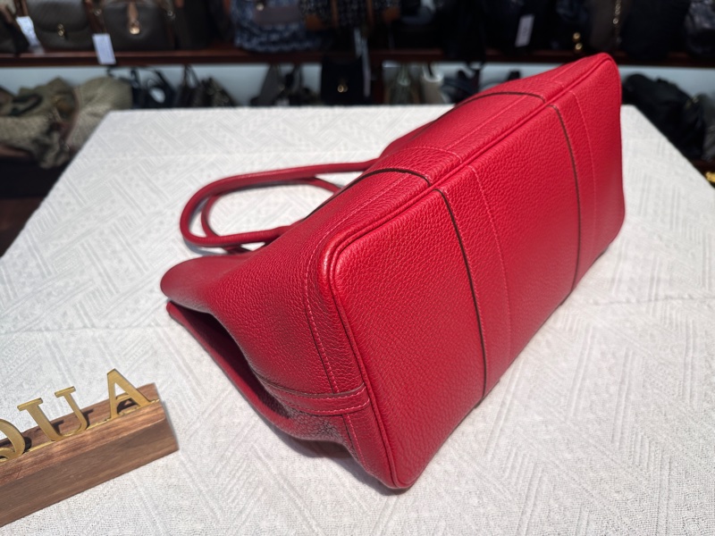 Hermes Garden Party 36 愛馬仕花園包 5X 辣椒紅 Rouge Pigment-13