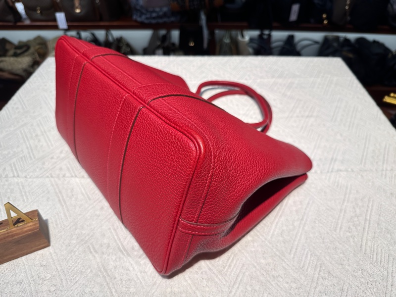 Hermes Garden Party 36 愛馬仕花園包 5X 辣椒紅 Rouge Pigment-14