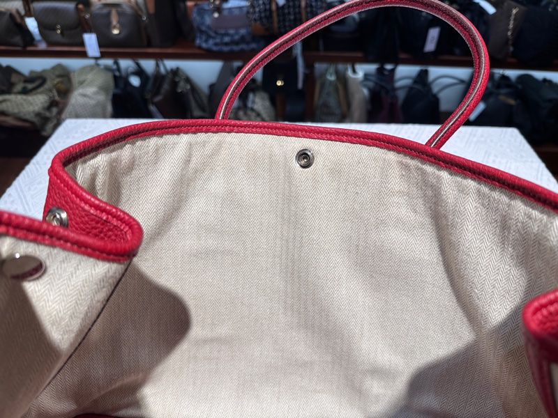 Hermes Garden Party 36 愛馬仕花園包 5X 辣椒紅 Rouge Pigment-17