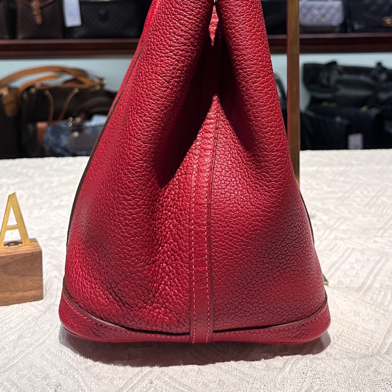 Hermes Garden Party 36 愛馬仕花園包 5X 辣椒紅 Rouge Pigment-20