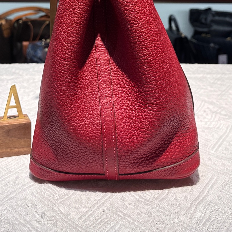 Hermes Garden Party 36 愛馬仕花園包 5X 辣椒紅 Rouge Pigment-21