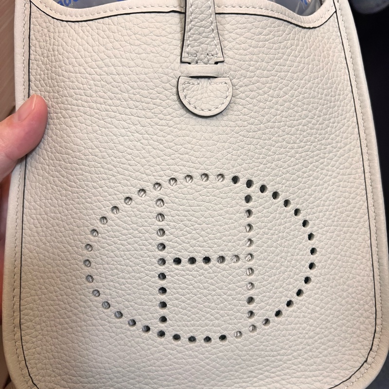 Hermes Mini Evelyne 16 冰晶灰 B刻大全配-1