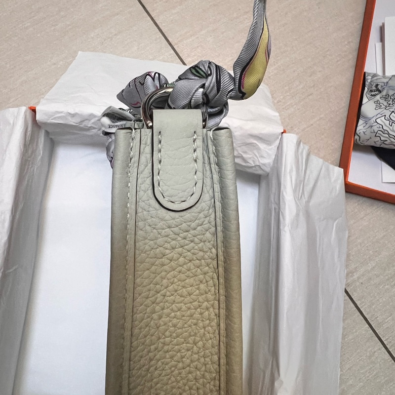 Hermes Mini Evelyne 16 冰晶灰 B刻大全配-2