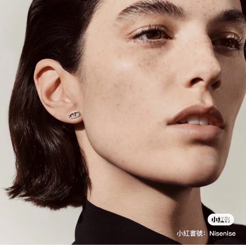 Hermes豬鼻銀飾耳環-0