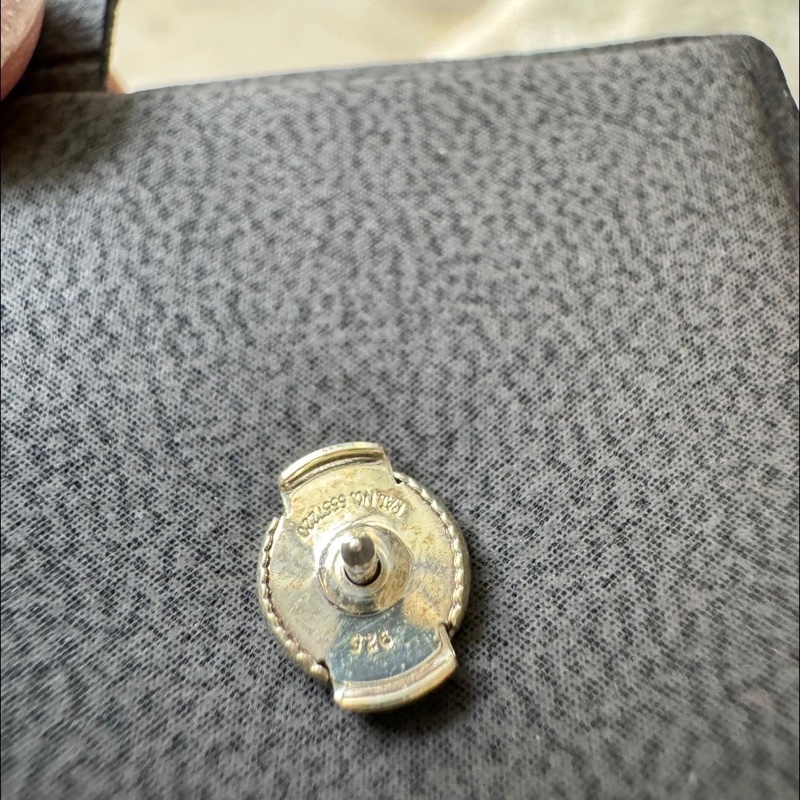 Hermes豬鼻銀飾耳環-14