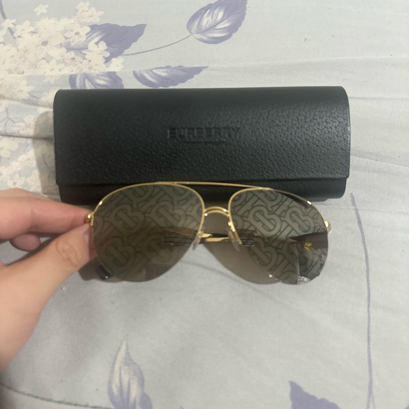 BURBERRY TB 滿版LOGO 太陽眼鏡/墨鏡-5