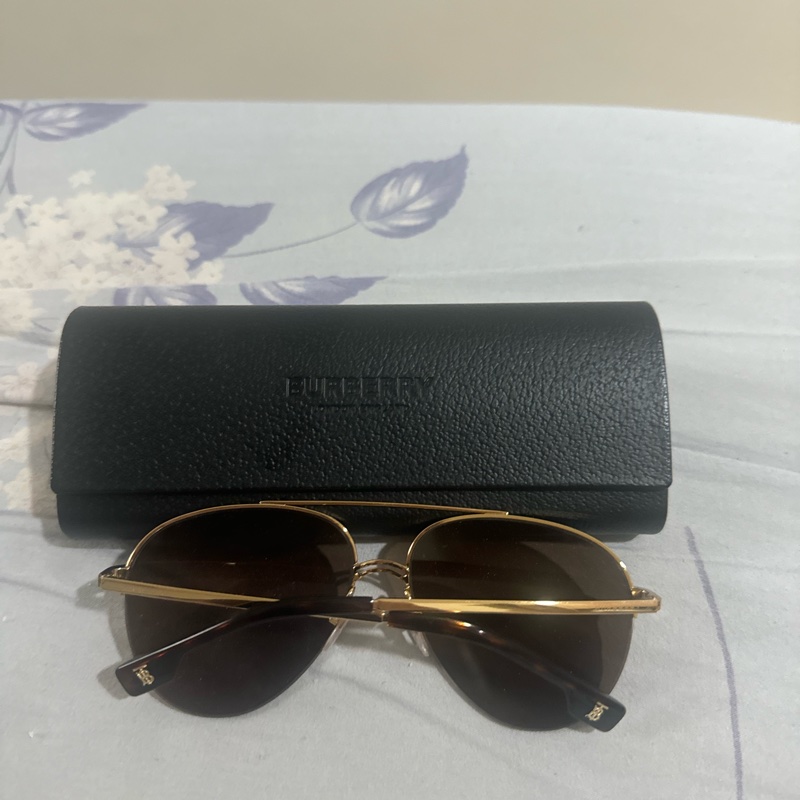 BURBERRY TB 滿版LOGO 太陽眼鏡/墨鏡-6