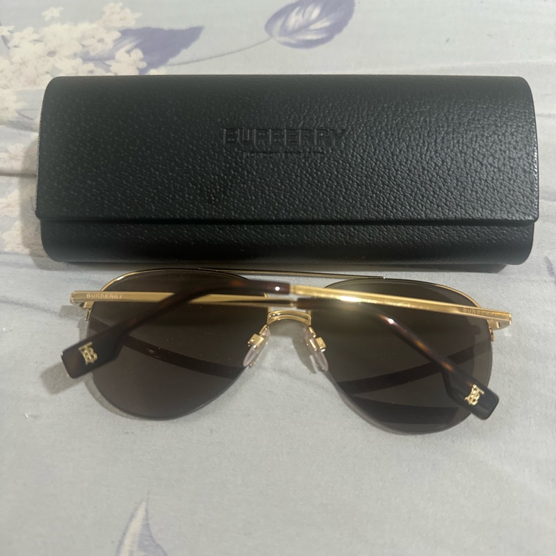 BURBERRY TB 滿版LOGO 太陽眼鏡/墨鏡-7