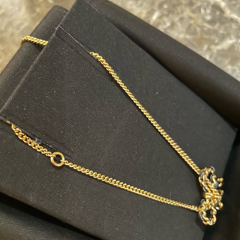 ▪️富貴選物FUGUEI▪️Chanel 22A 皮穿繩蝴蝶結項鍊chocker/長鍊-2