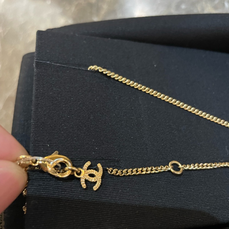 ▪️富貴選物FUGUEI▪️Chanel 22A 皮穿繩蝴蝶結項鍊chocker/長鍊-5