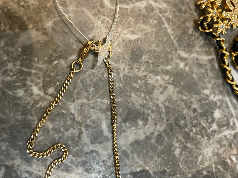 ▪️富貴選物FUGUEI▪️Chanel 22A 皮穿繩蝴蝶結項鍊chocker/長鍊-6