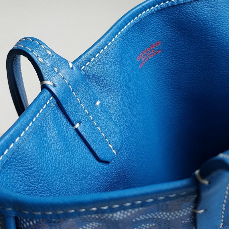 Goyard 藍色mini anjou tote雙面手提包-3