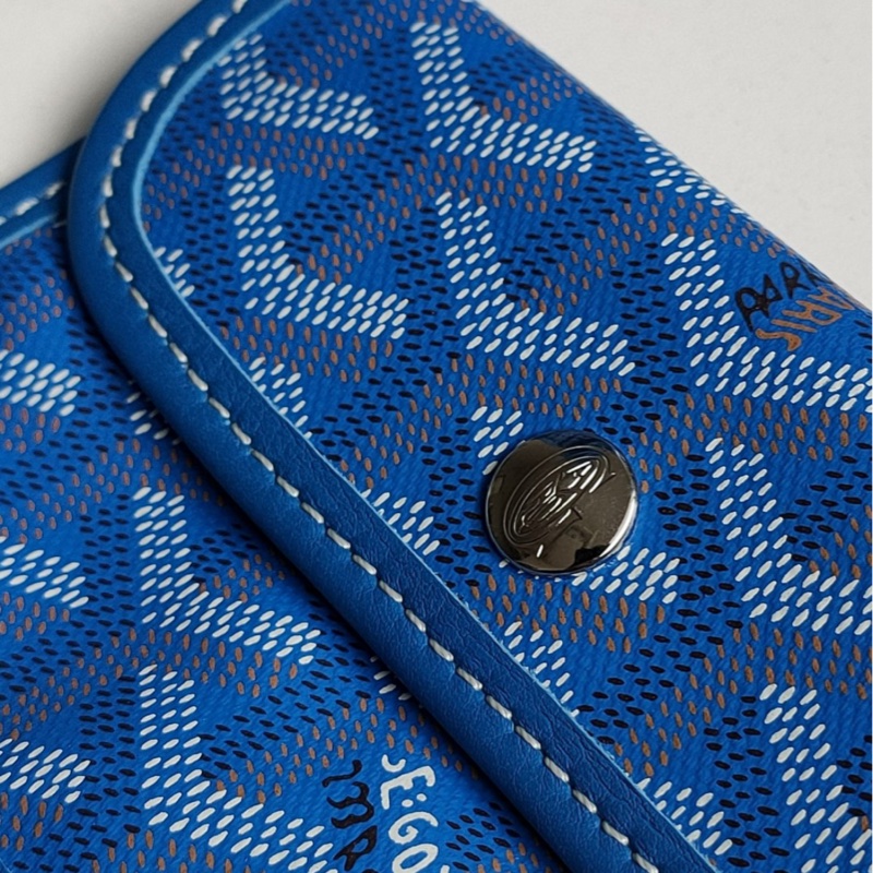 Goyard 藍色mini anjou tote雙面手提包-7