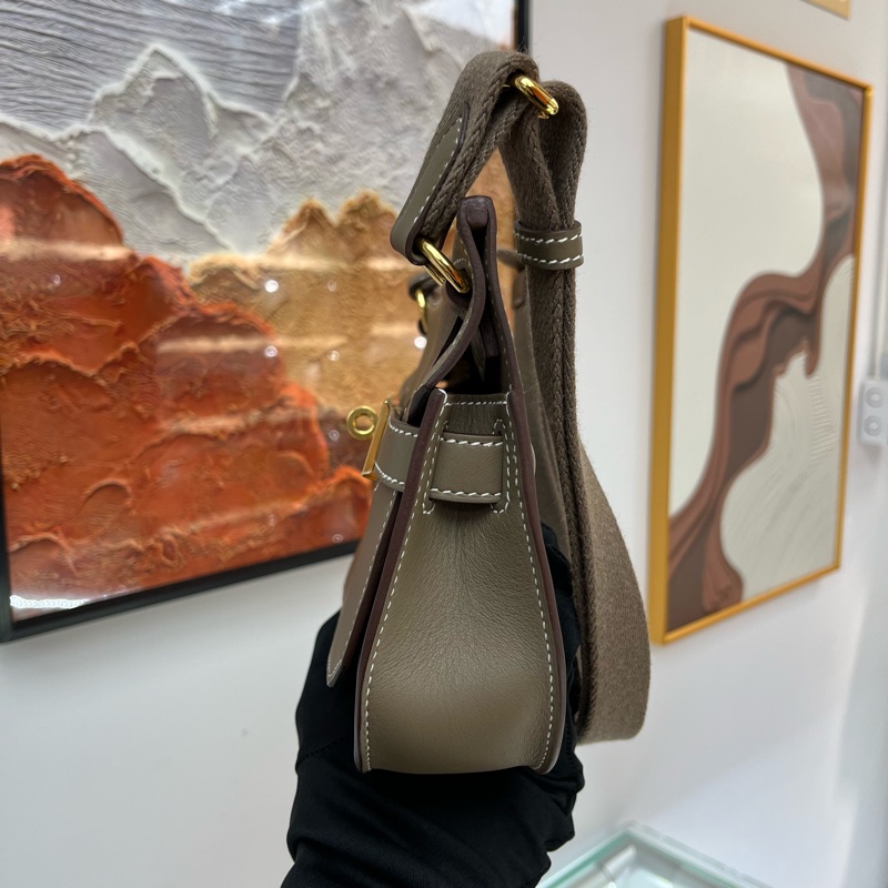 Hermes Mini swift jypsiere b stamp 迷你吉普賽 大象灰 金扣 全套有單🤎-2