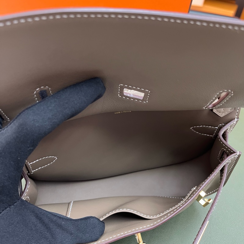 Hermes Mini swift jypsiere b stamp 迷你吉普賽 大象灰 金扣 全套有單🤎-7