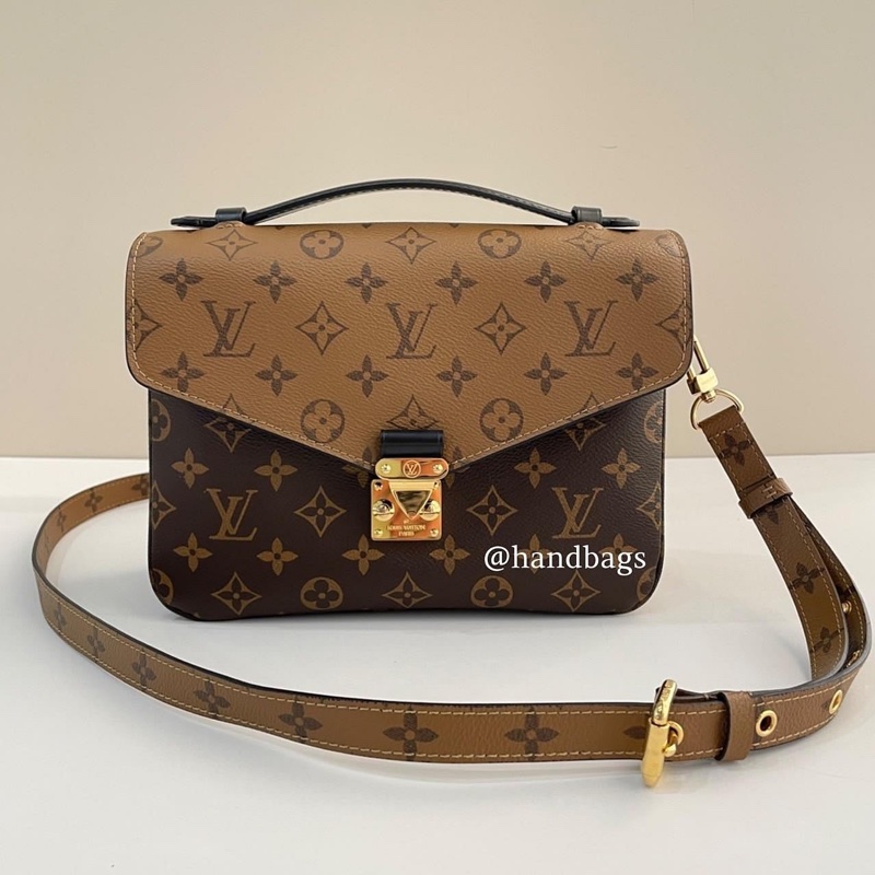 LV Monogram Pochette Metis 雙色 撞色 拚色 郵差包 斜背包 手提包 M44876-0