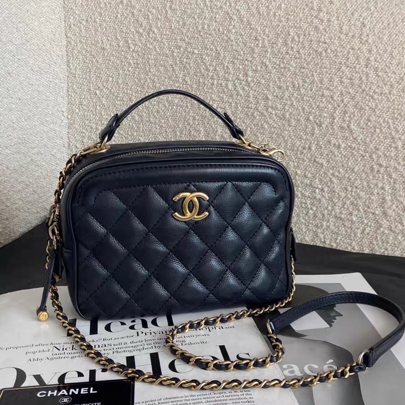 Chanel 26開 手提 斜背 相機包 前後夾層-0