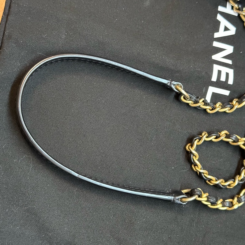 Chanel 26開 手提 斜背 相機包 前後夾層-10