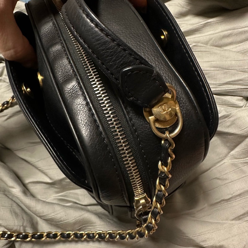 Chanel 26開 手提 斜背 相機包 前後夾層-16