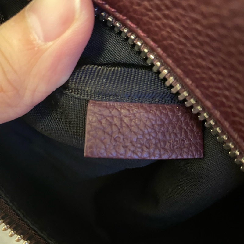 Christian Dior Atelier burgundy leather roller pouch-7