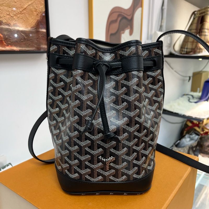 Goyard 黑色抽繩水桶包 2020年🖤-0