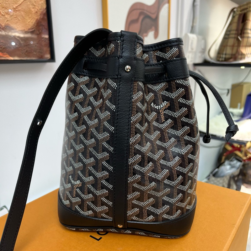 Goyard 黑色抽繩水桶包 2020年🖤-3