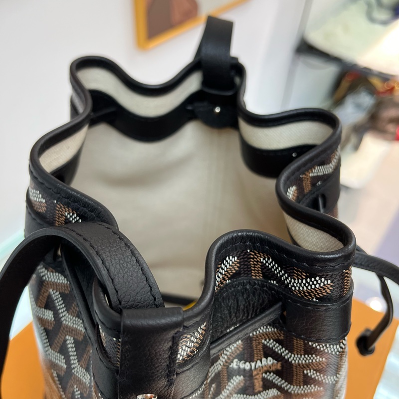 Goyard 黑色抽繩水桶包 2020年🖤-4