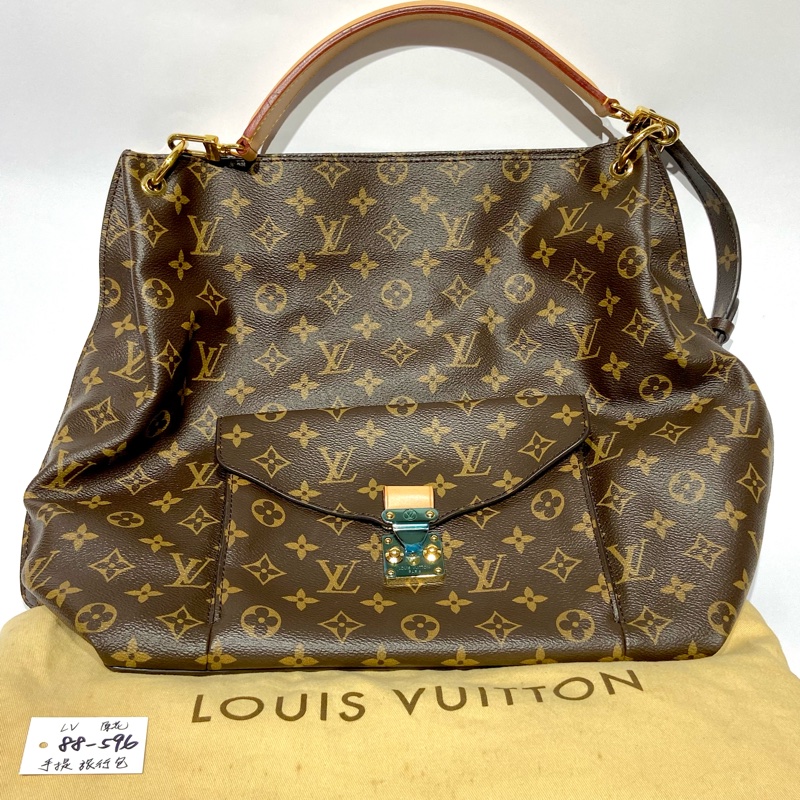 【美收精品】LV老花Metis hobo老花手提肩背包 旅行袋 88-596-16
