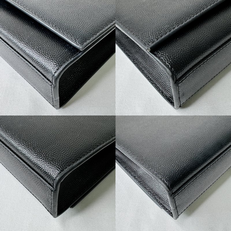 YSL Kate中款粒面皮革鍊帶包-13