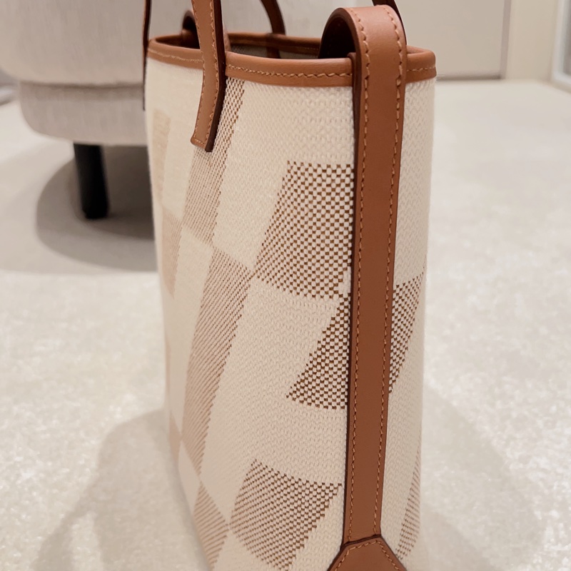 🤎🤍➗閒置Hermes愛馬仕cabas27最可愛帆布包-4