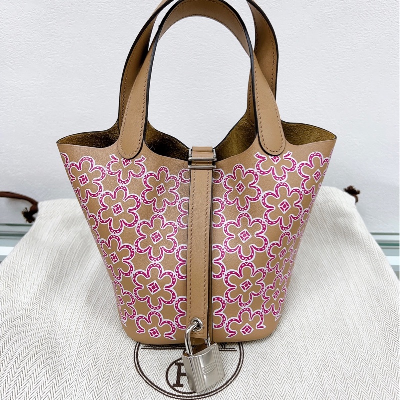 甜價!全新✨Hermes picotin 14 micro 菜籃子 lucky daisy-0