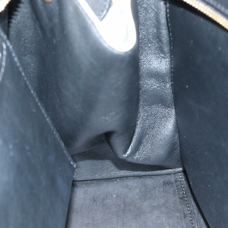 【日本直送】CELINE Trapeze 手提包 絨面革 2way 黑色 卡其色 Auth 76216-17