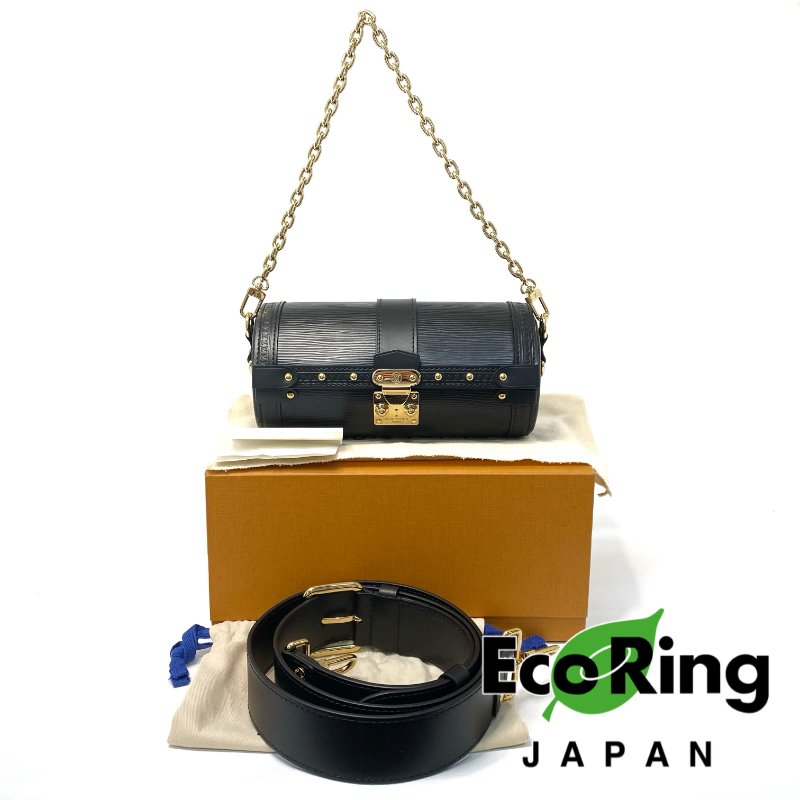 △ Louis Vuitton 路易威登 LV Papillon Trunk Black Epi Calfskin 2way Bag 黑色Epi牛皮兩用袋 M58655 - 247012024-0