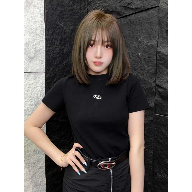 DIESEL 光面大D扣皮帶 男女同款 90cm-6