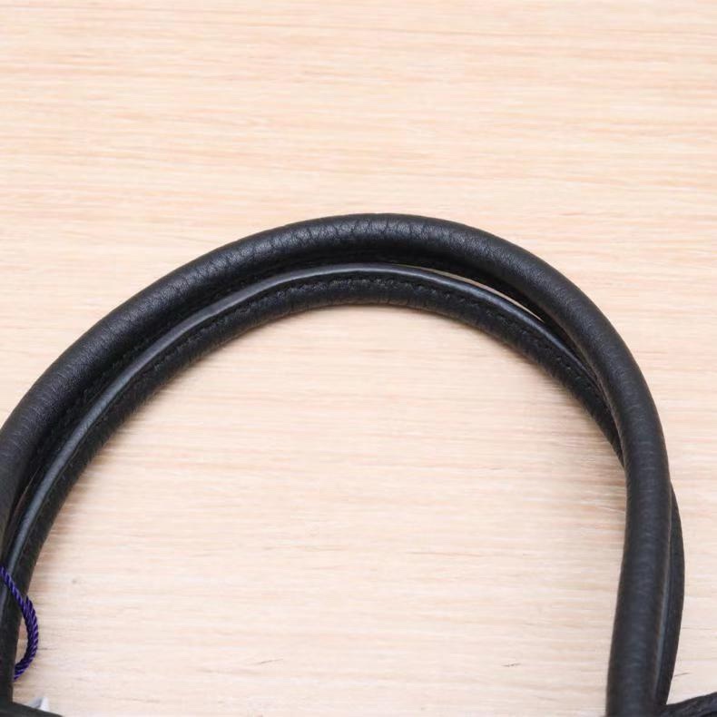 HERMES(愛馬仕) Garden Party 花園包 30 89黑色 NEGONA皮 B刻 銀扣-5