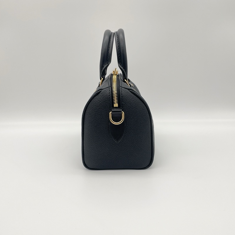 LV黑牛皮LOGO壓紋 SPEEDY 20-4