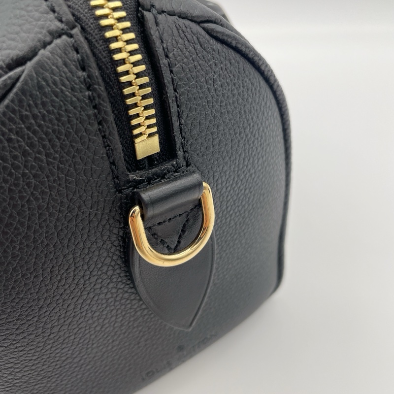 LV黑牛皮LOGO壓紋 SPEEDY 20-12