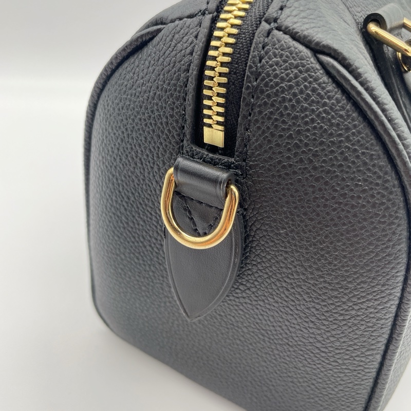 LV黑牛皮LOGO壓紋 SPEEDY 20-13