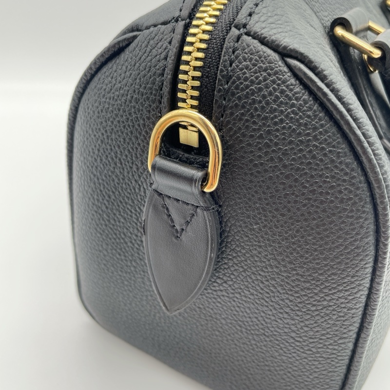 LV黑牛皮LOGO壓紋 SPEEDY 20-14