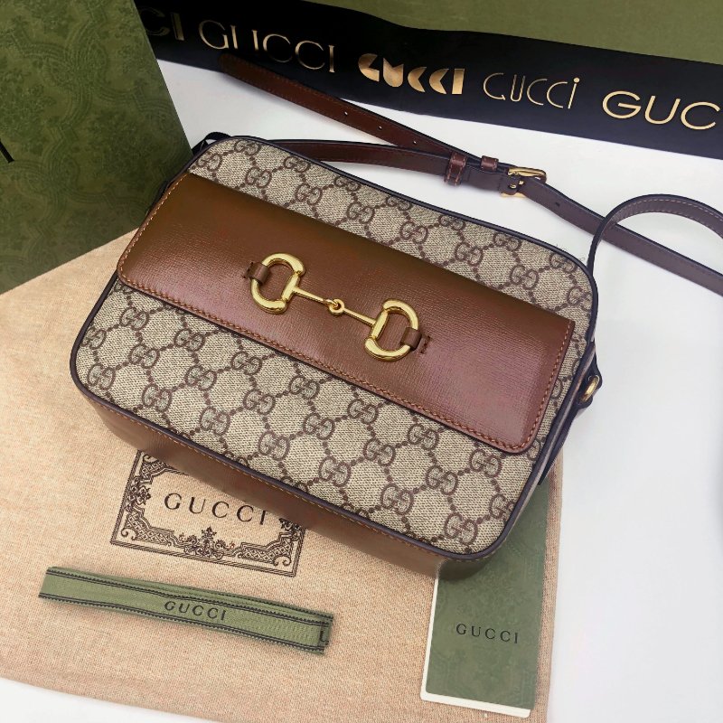 【狀態佳】GUCCI Horsebit 1955系列,經典馬銜扣雙G帆布側背包,單肩包,逛街包,隨身包,二手真品,正品,現貨,免運-3