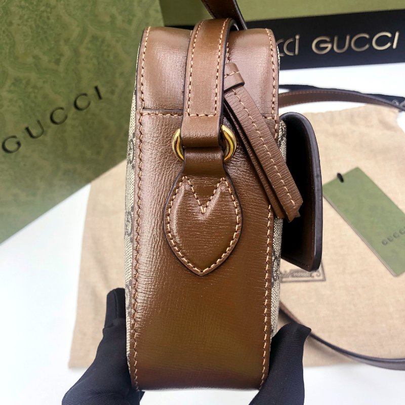 【狀態佳】GUCCI Horsebit 1955系列,經典馬銜扣雙G帆布側背包,單肩包,逛街包,隨身包,二手真品,正品,現貨,免運-7