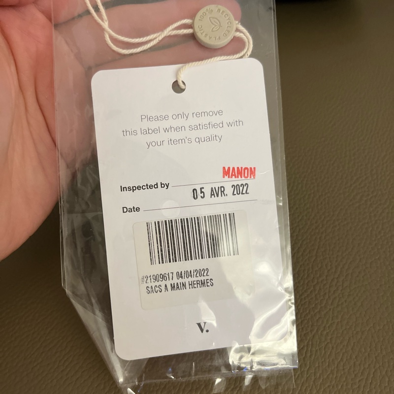 Hermès Herbag31 Vintage E刻 可替換黑米雙色包-23