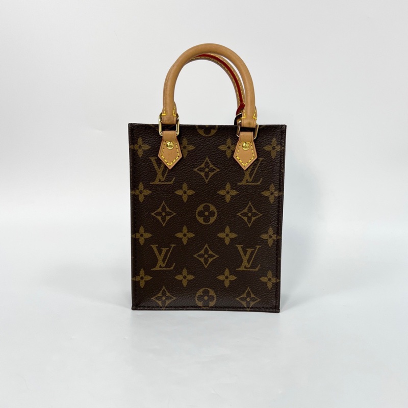 LV 老花 mini tote小琴譜 手提單肩斜挎包-1