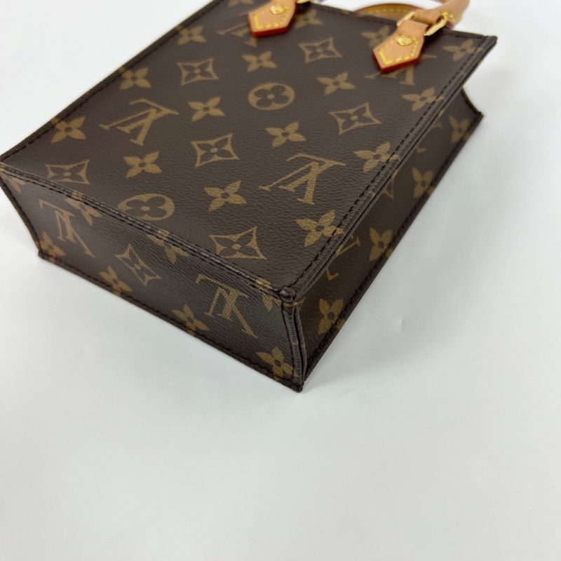 LV 老花 mini tote小琴譜 手提單肩斜挎包-3