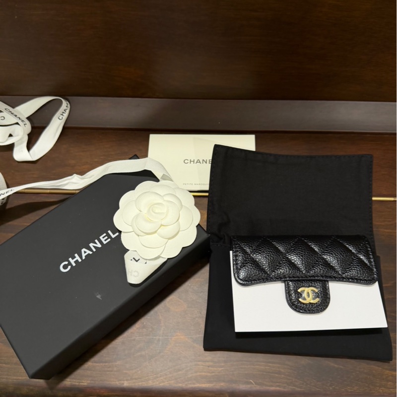 Chanel 香奈兒 卡夾 卡包 經典 翻蓋 卡夾包-0